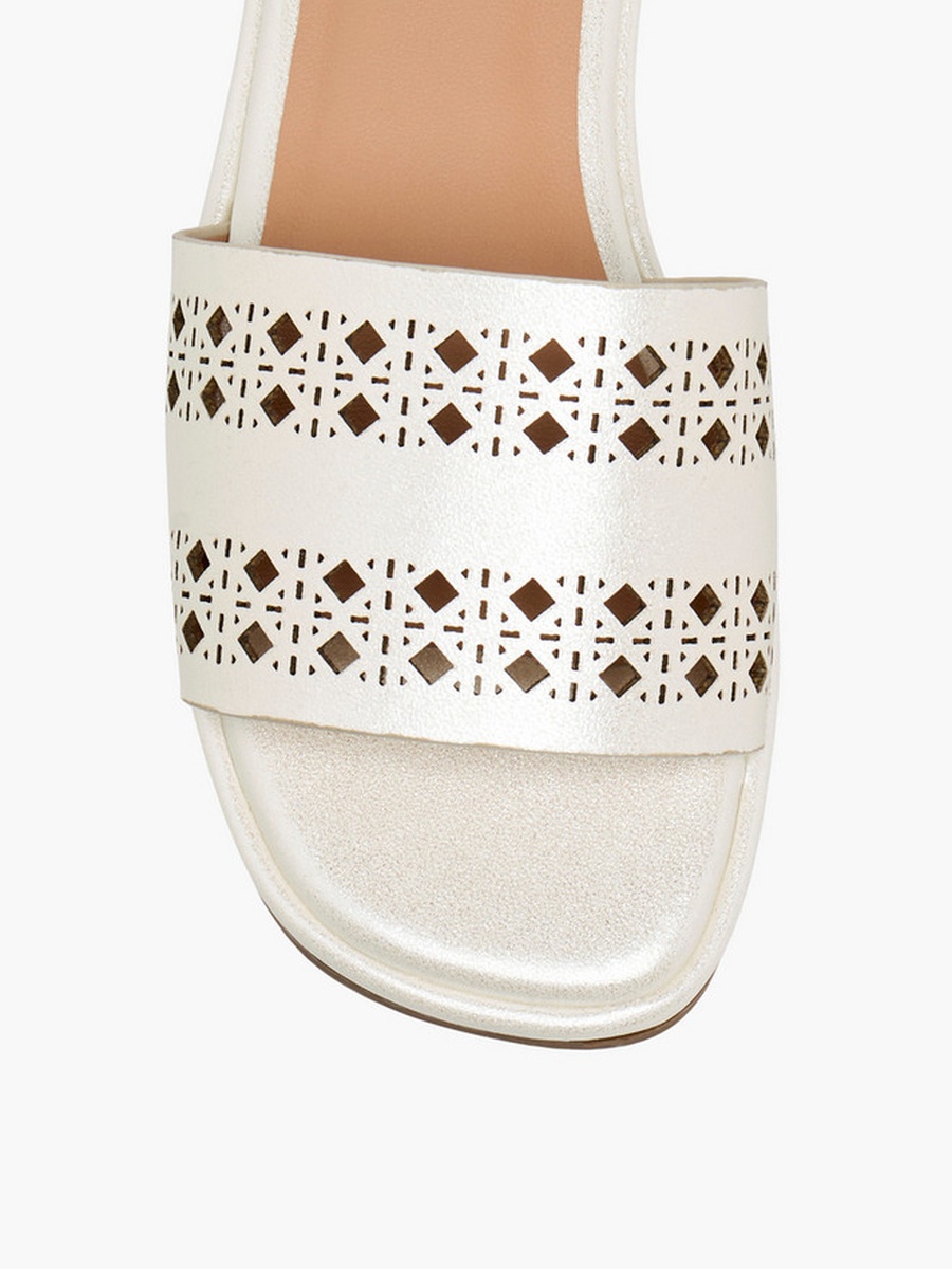 Perforated Slide Sandals