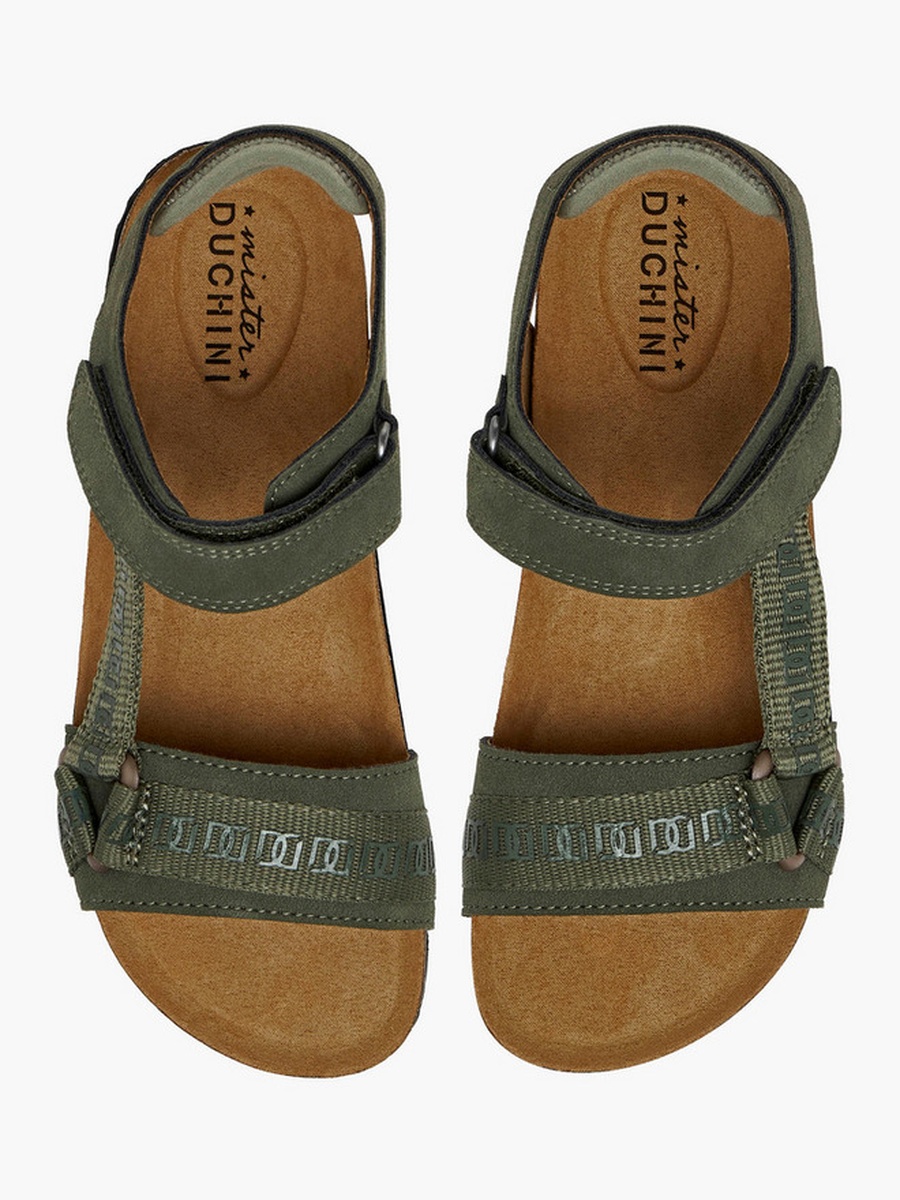 Hook and Loop Strap Sandals 