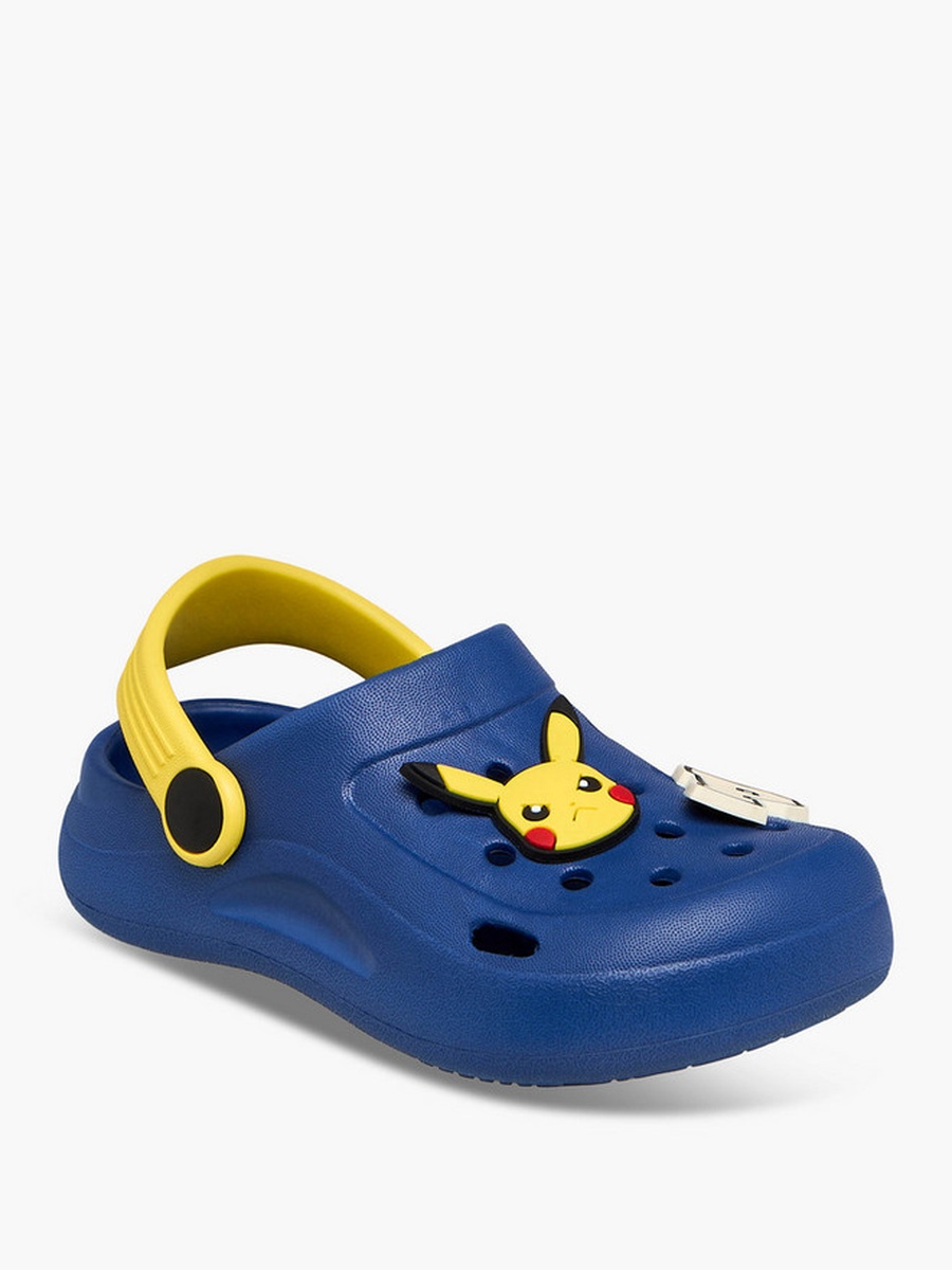 Pokemon Pikachu Charm Detail Clog Sandals