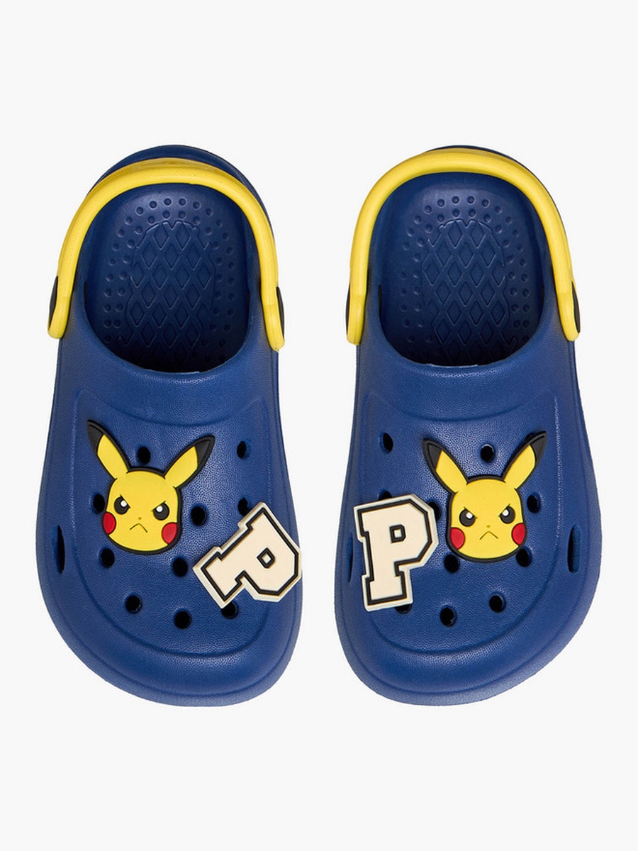 Pokemon Pikachu Charm Detail Clog Sandals