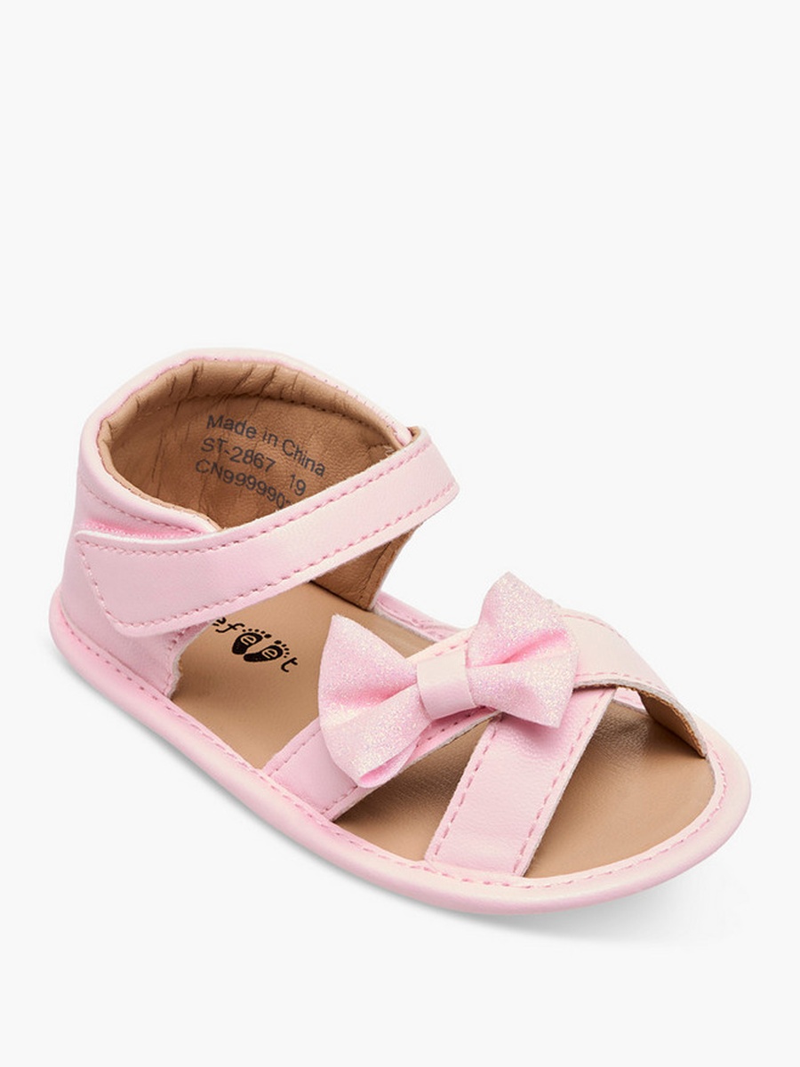 Booties with Bow Accent