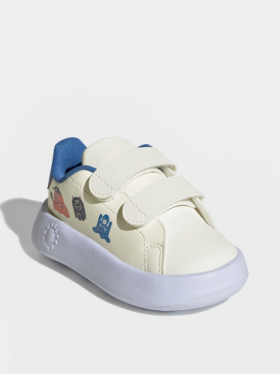 Advantage CF Monster Print Sneakers with Hook and Loop