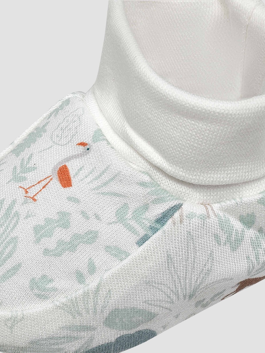 Pack of 2 Booties with Safari Print