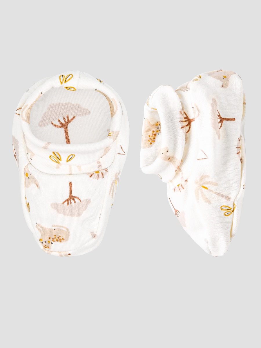 Pack of 2 Booties with Assorted Design