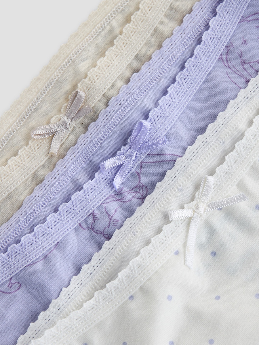 Pack of 3 Cotton Briefs with Dumbo Print