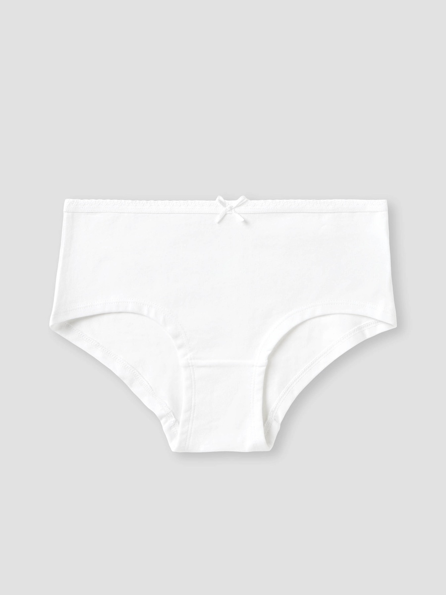 Pack of 7 Cotton Briefs with Bow Accent