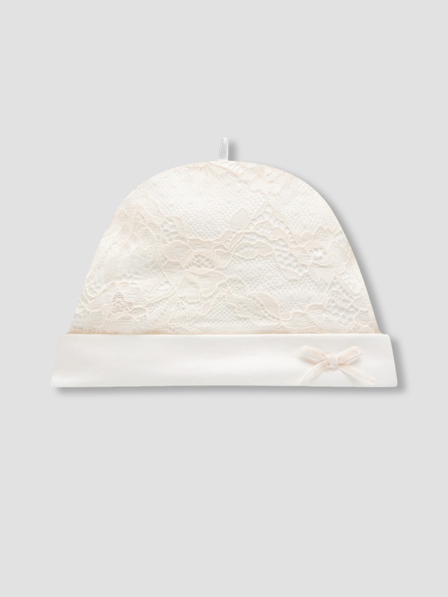 Cap with Lace Detail