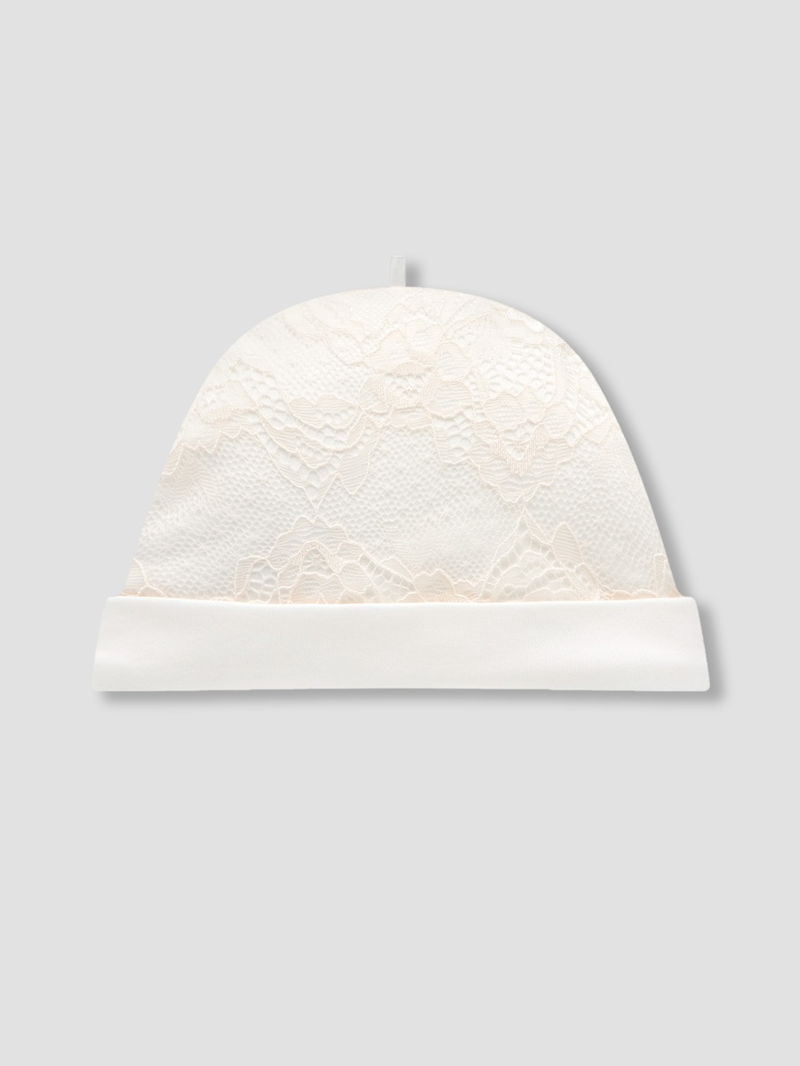 Cap with Lace Detail