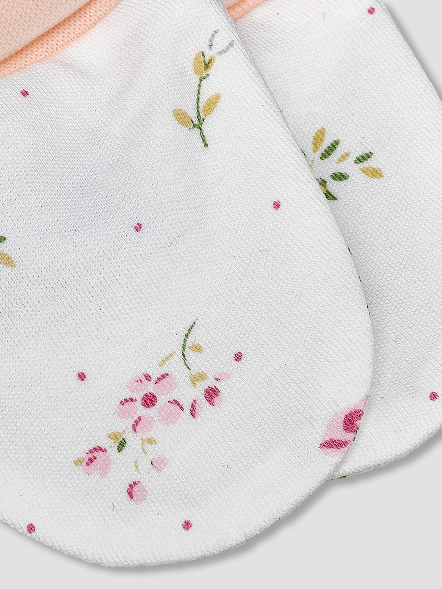 Mittens with Floral Print