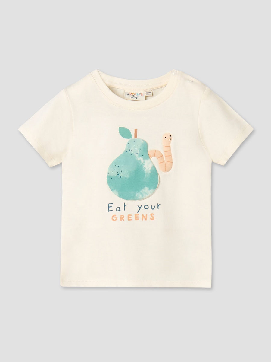Pack of 3 Crew Neck Short Sleeves T-Shirt and Shorts Set with Print