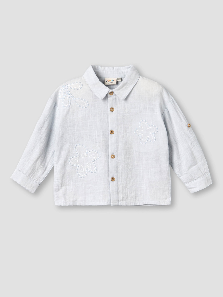 Collared Neck Long Sleeve Shirt and Shorts Set with Pockets