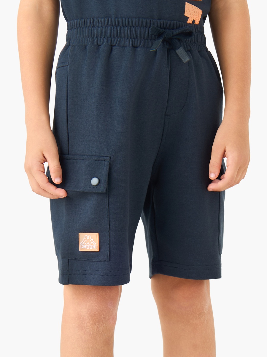 Round Neck Short Sleeves T-Shirt and Shorts Set with Logo Print