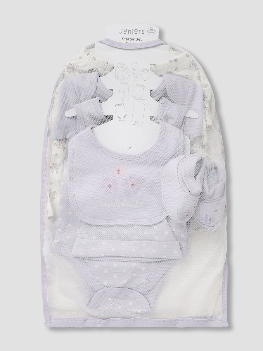 Set of 8 Clothing Gift Set with Snap Button Closure
