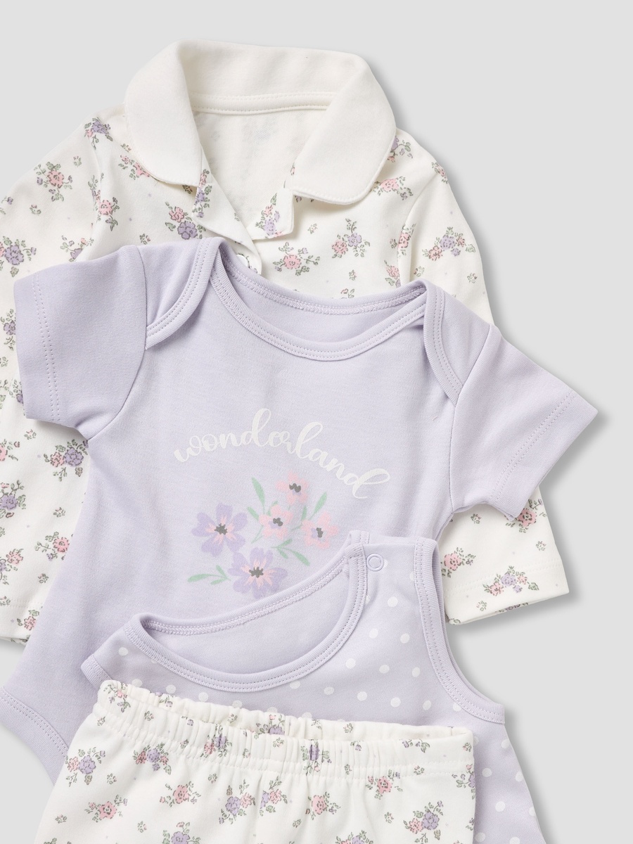 Set of 8 Clothing Gift Set with Snap Button Closure