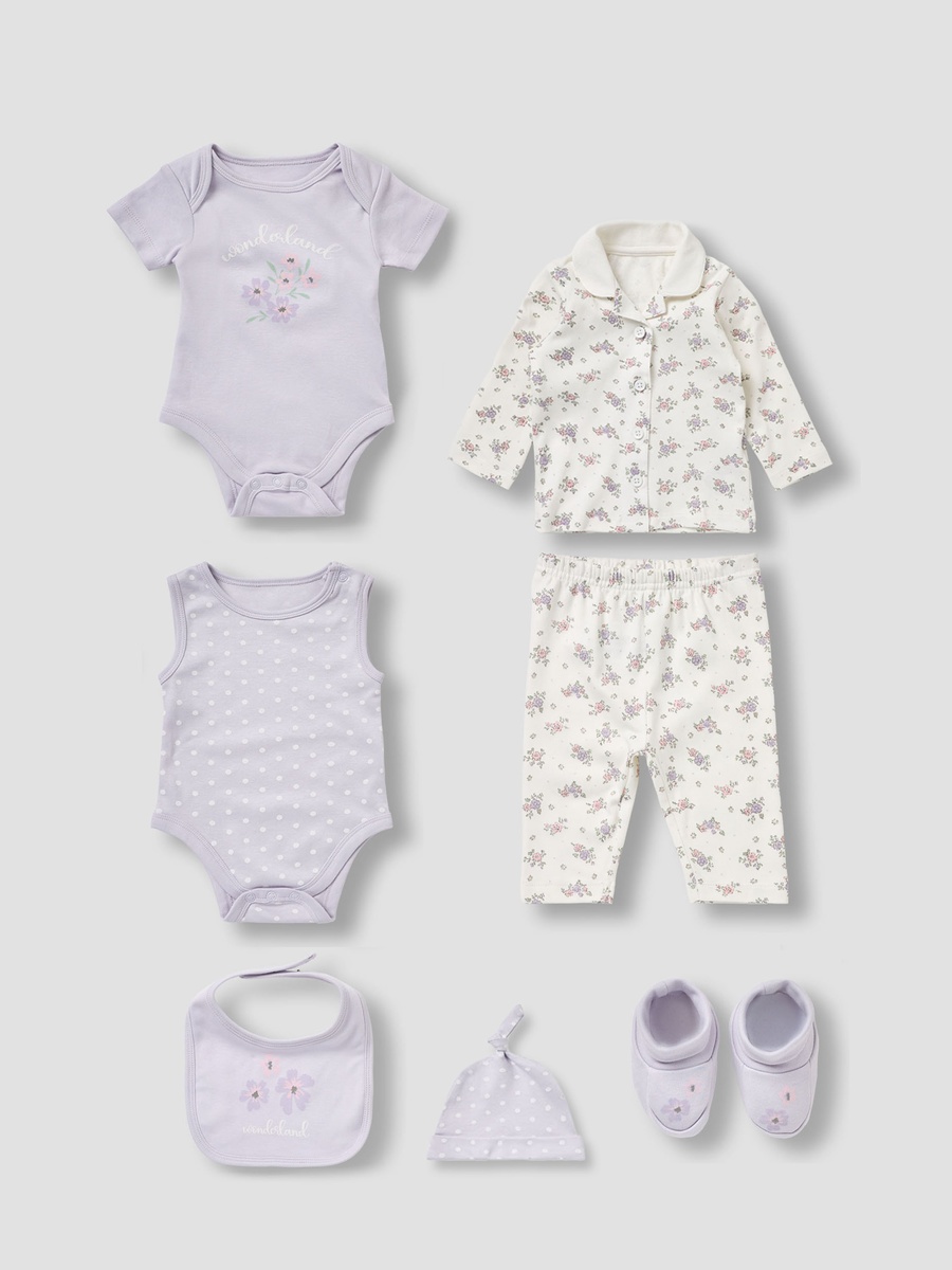 Set of 8 Clothing Gift Set with Snap Button Closure