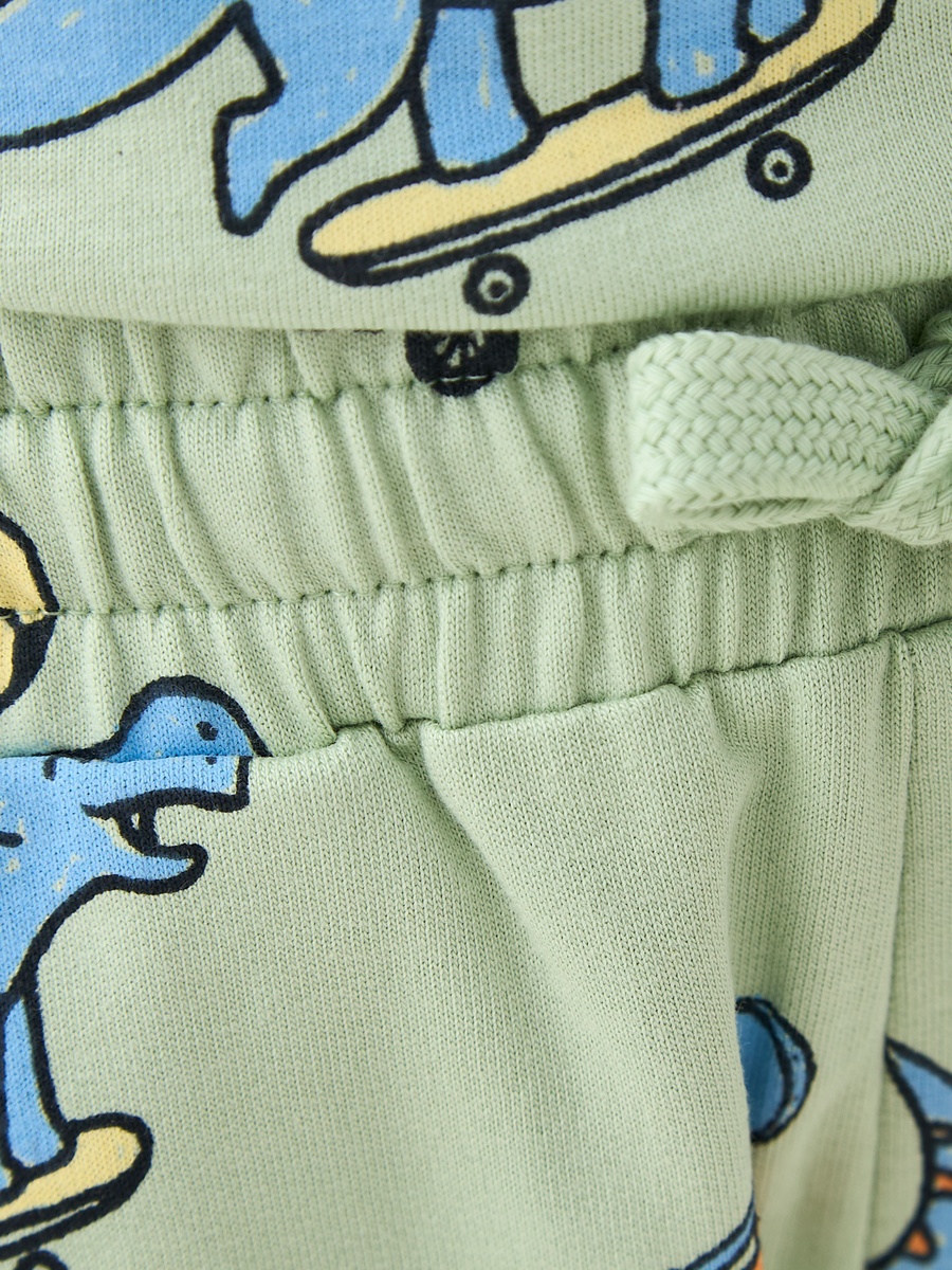 Knee Length Drawstring Waist Shorts with Pockets