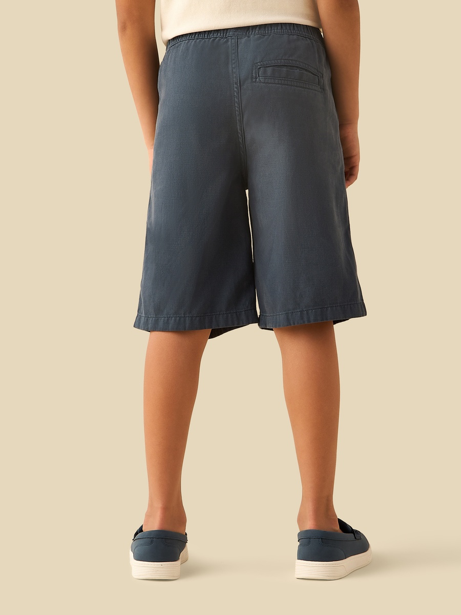 Elasticated Drawstring Shorts with Pockets