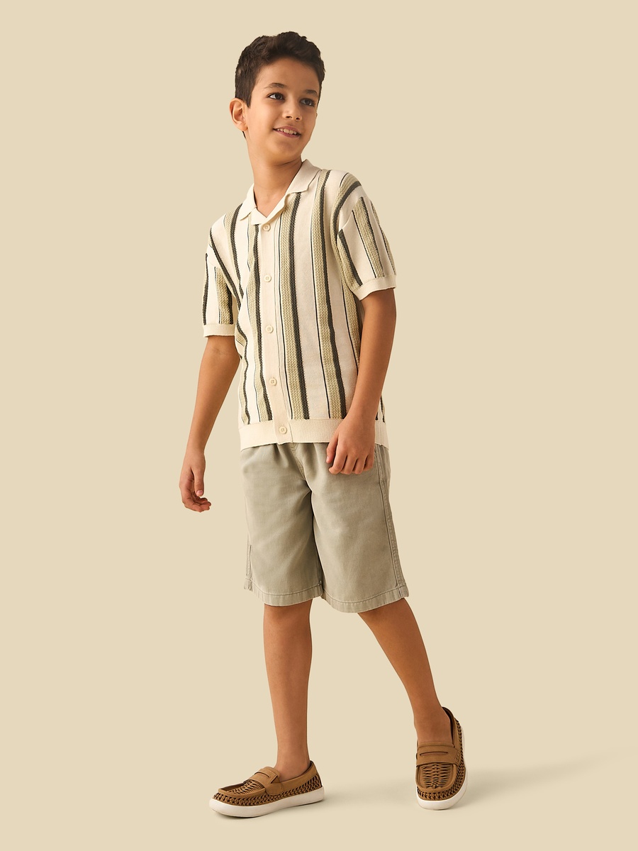Elasticated Drawstring Shorts with Pockets