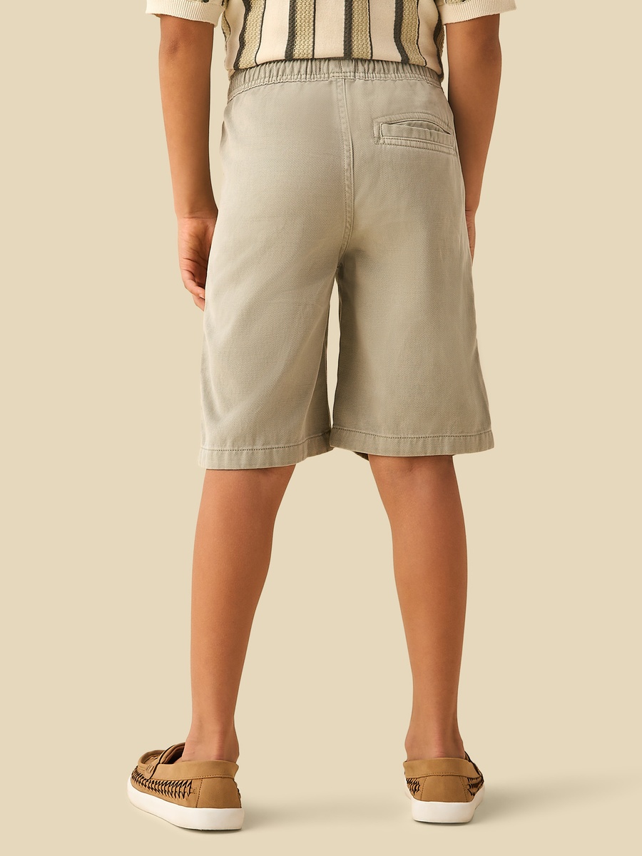 Elasticated Drawstring Shorts with Pockets