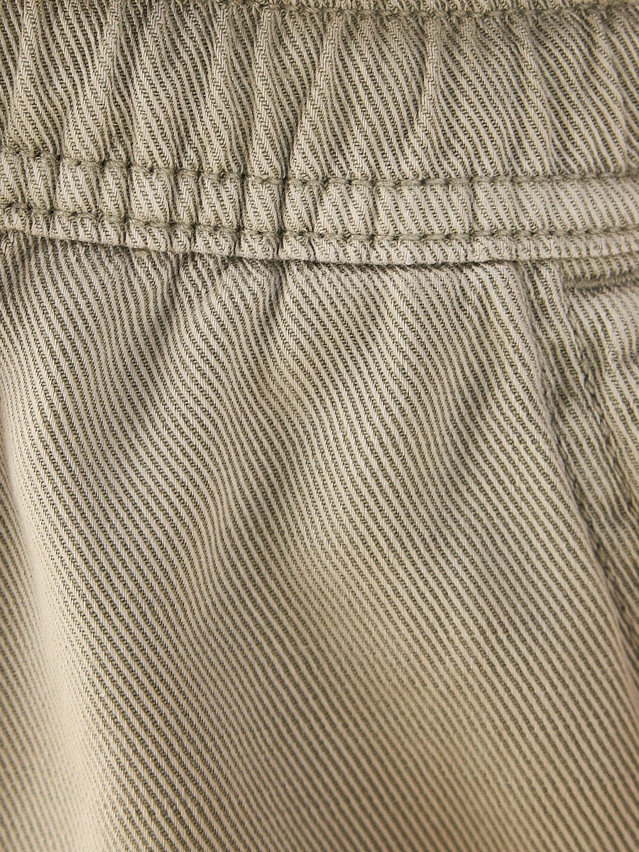 Elasticated Drawstring Shorts with Pockets