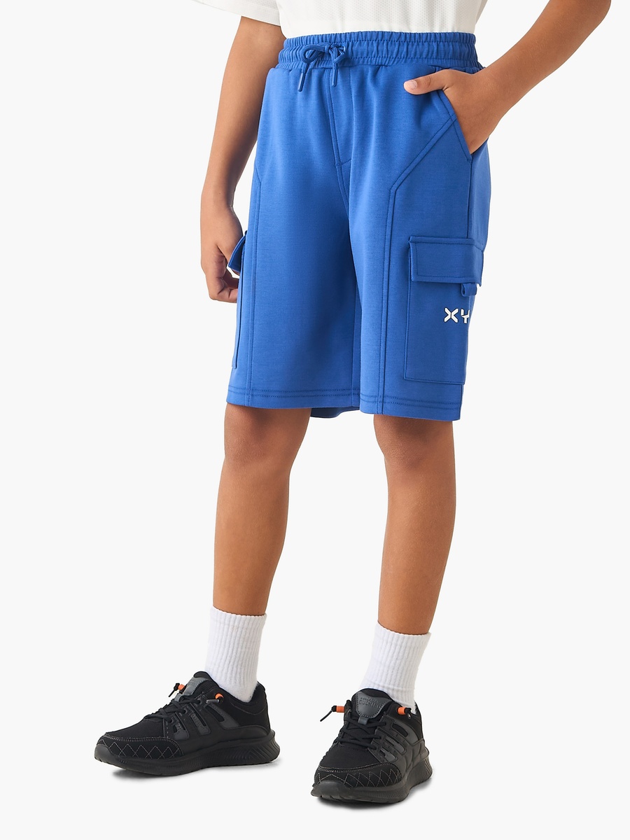 Elasticated Drawstring Waist Shorts with Cargo Pockets