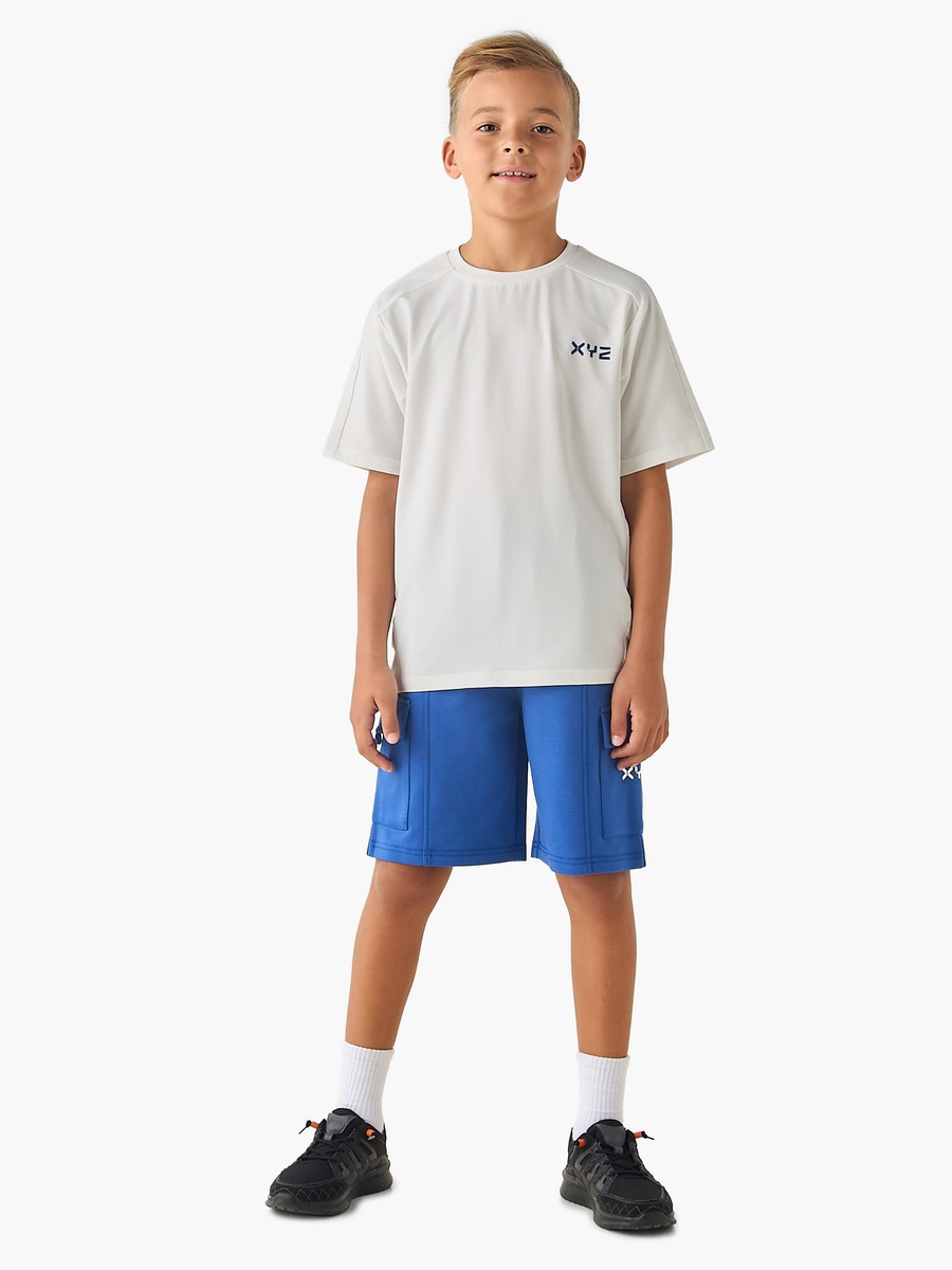 Elasticated Drawstring Waist Shorts with Cargo Pockets