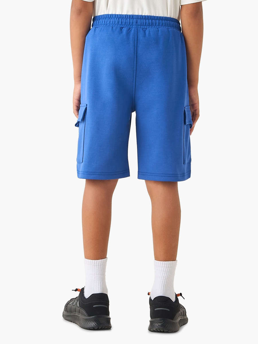 Elasticated Drawstring Waist Shorts with Cargo Pockets