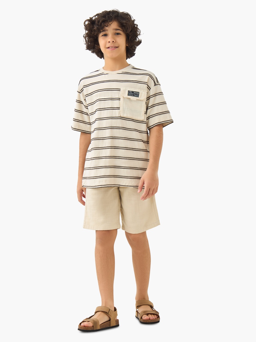 Drawstring Waist Shorts with Pockets