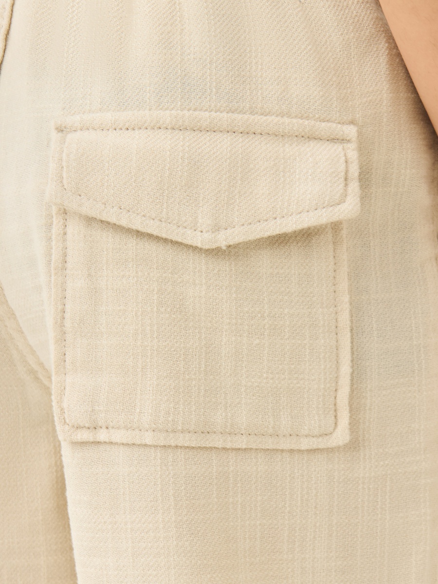 Drawstring Waist Shorts with Pockets