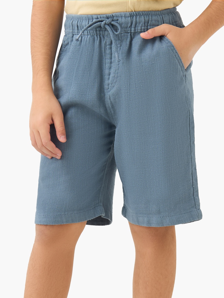 Drawstring Waist Shorts with Pockets