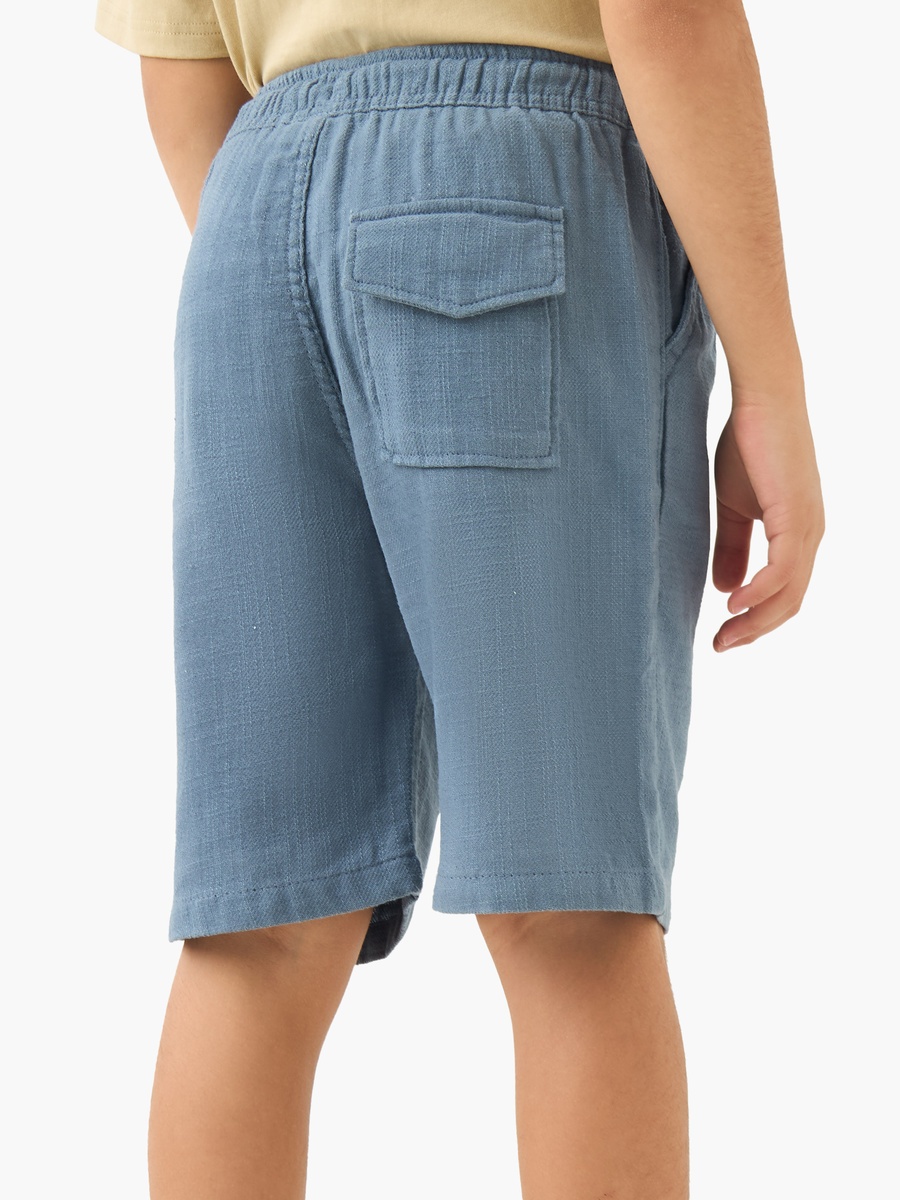 Drawstring Waist Shorts with Pockets