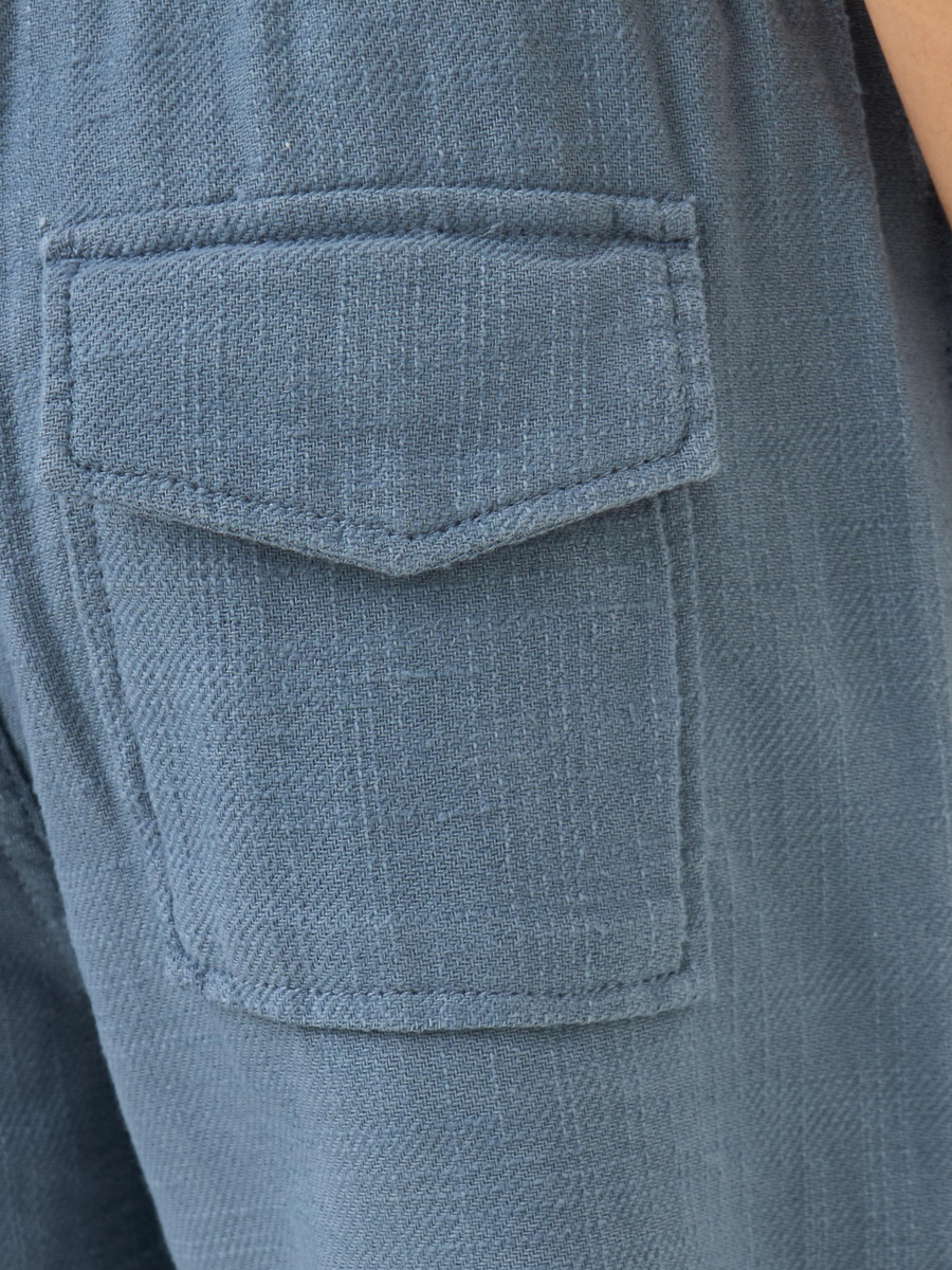 Drawstring Waist Shorts with Pockets
