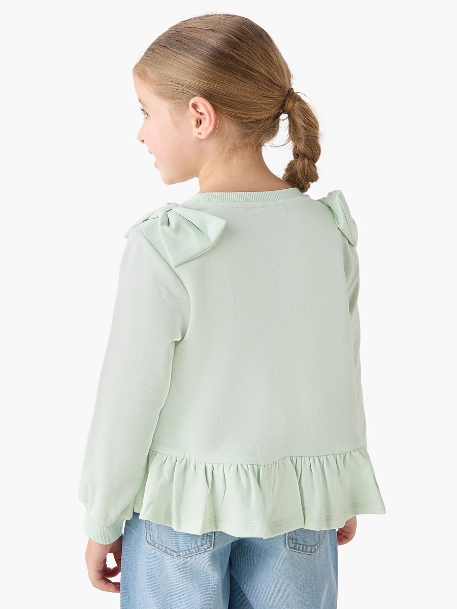 Crew Neck Long Sleeves T-Shirt with Hello Kitty and Friends Print