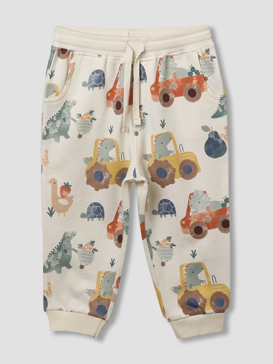 Pack of 3 Crew Neck Short Sleeves T-Shirt with Fun Print