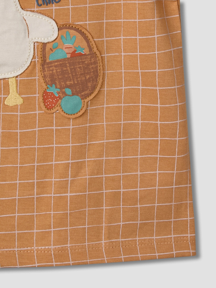 Pack of 3 Crew Neck Short Sleeves T-Shirt with Fun Print
