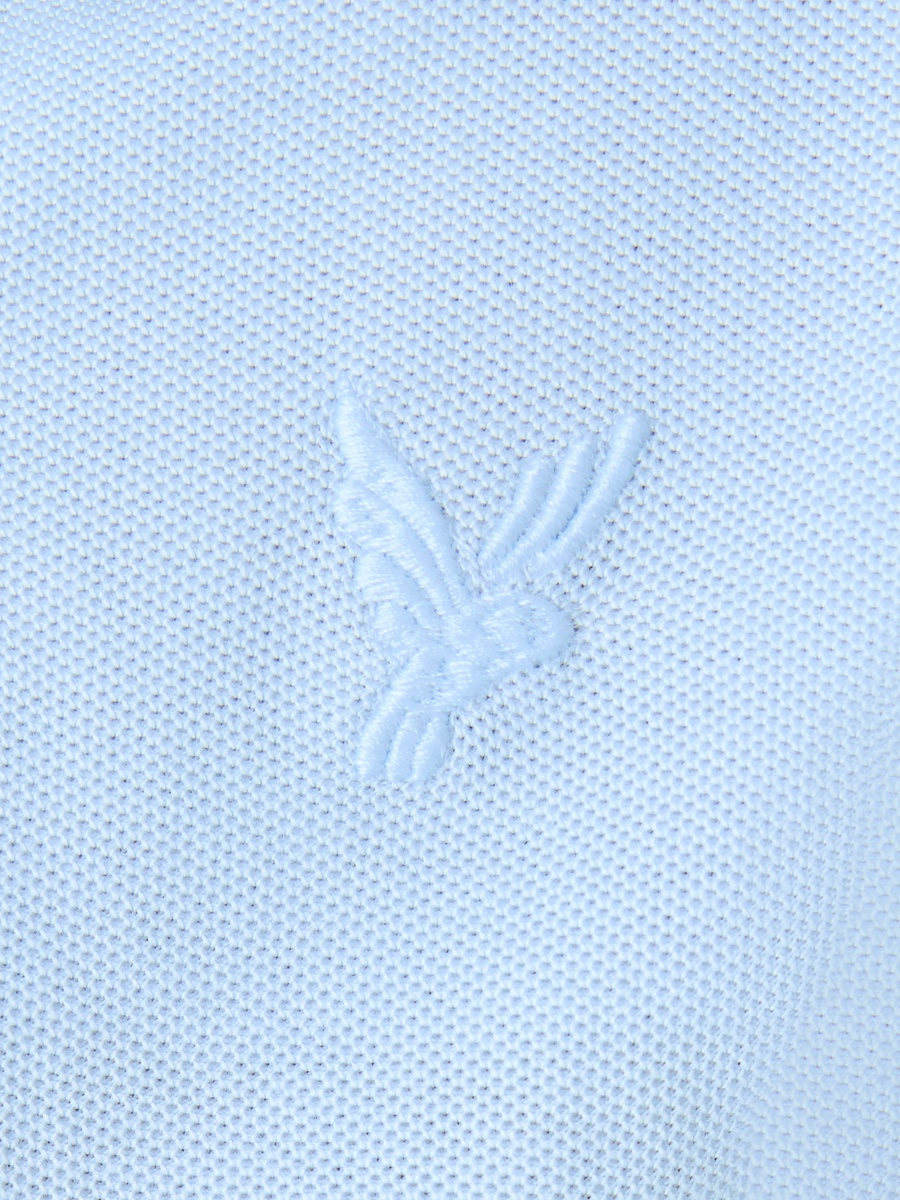 Polo Neck Short Sleeves T-Shirt with Embroidery