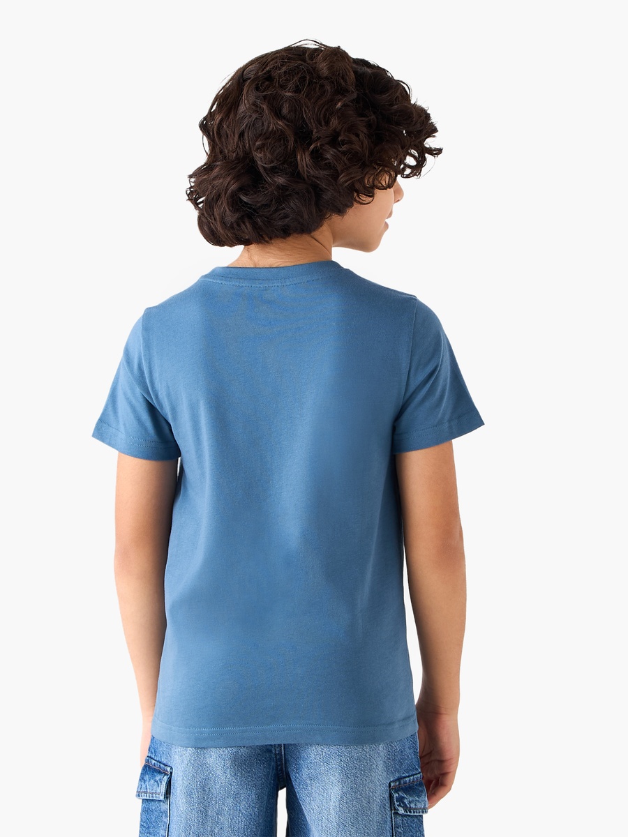 Crew Neck Short Sleeves T-Shirt with Anime Print