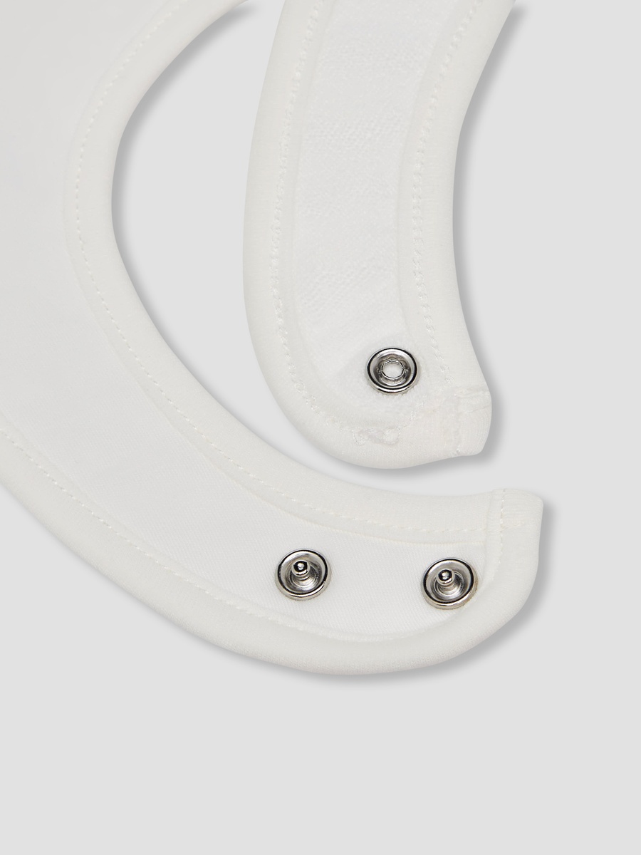 Bib with Lace Detail