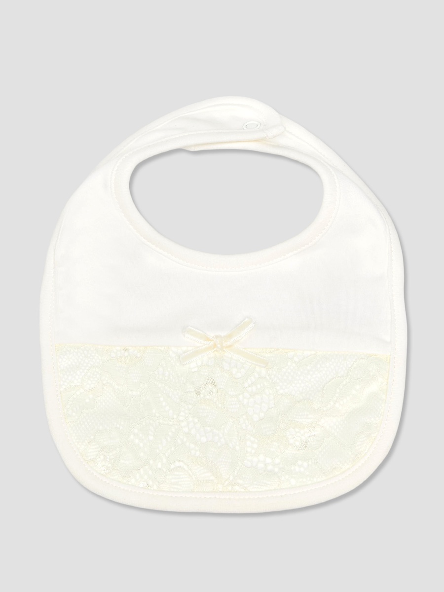 Bib with Lace Detail