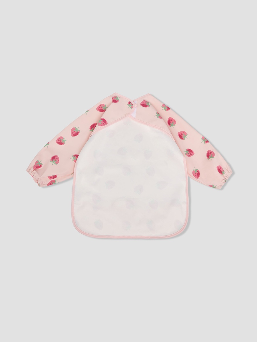 Bib with Strawberry Print