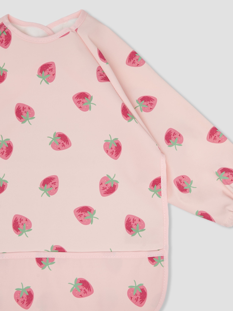 Bib with Strawberry Print