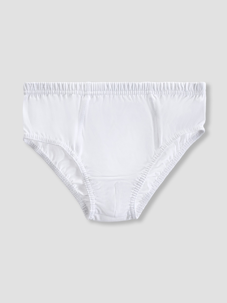 Pack of 10 Cotton Briefs with Elasticated Trim