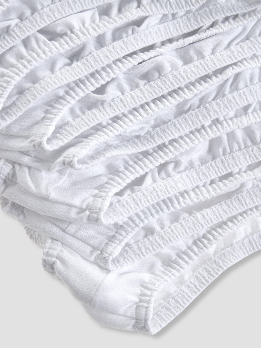 Pack of 10 Cotton Briefs with Elasticated Trim
