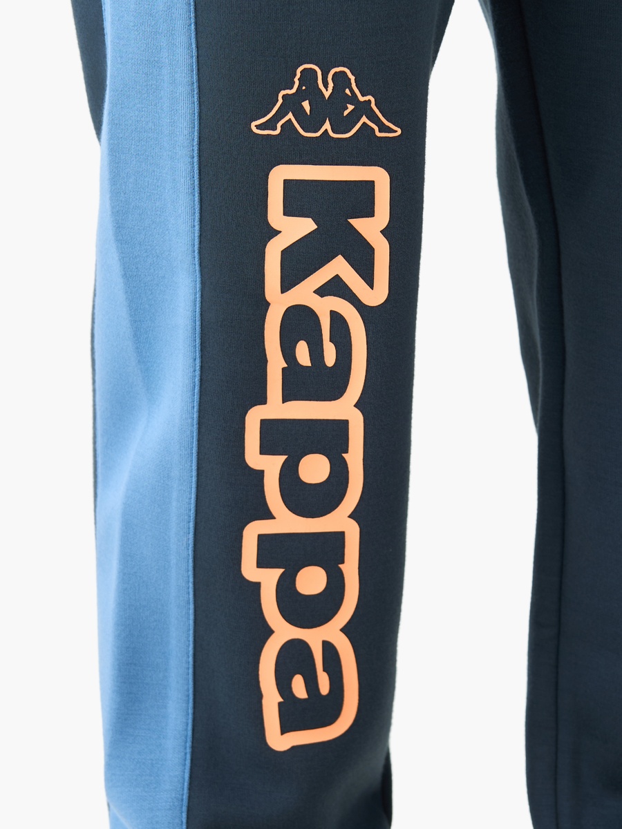 Elasticated Drawstring Joggers with Logo Print