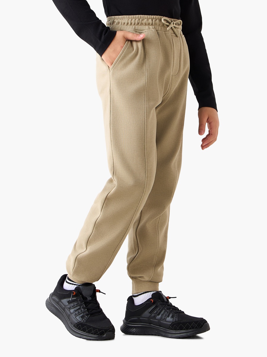 Elasticated Drawstring Waist Joggers with Pockets