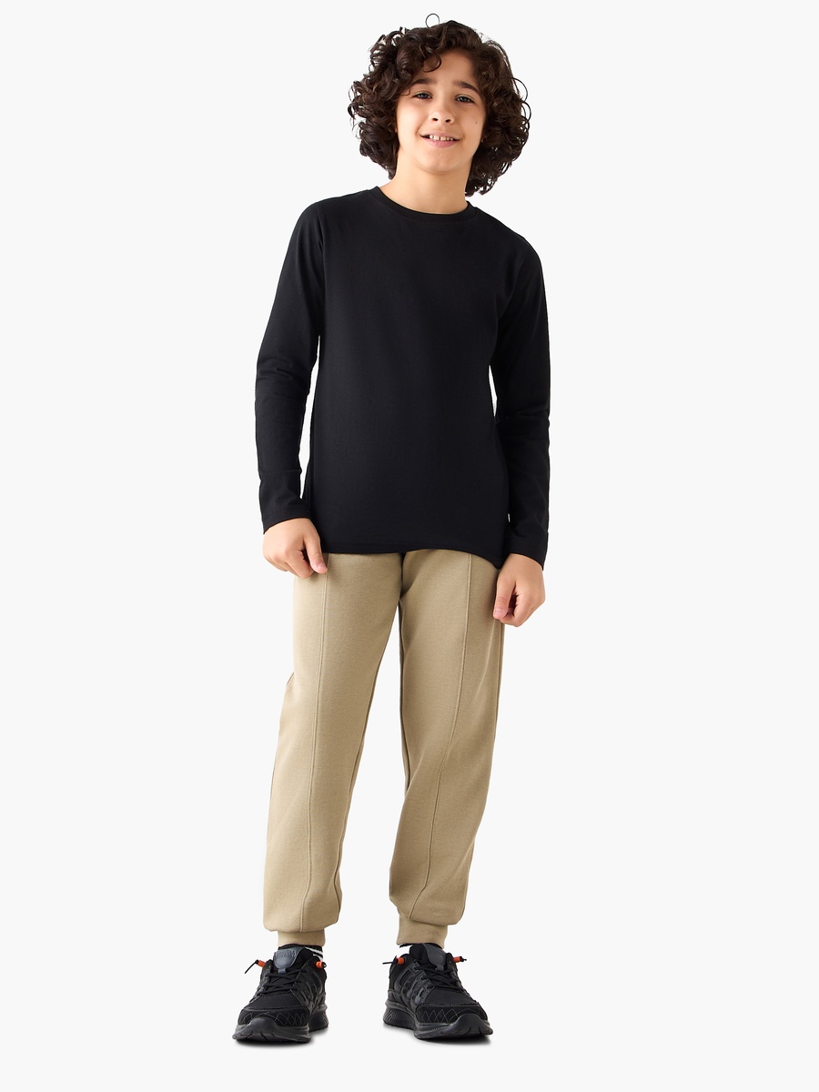 Elasticated Drawstring Waist Joggers with Pockets