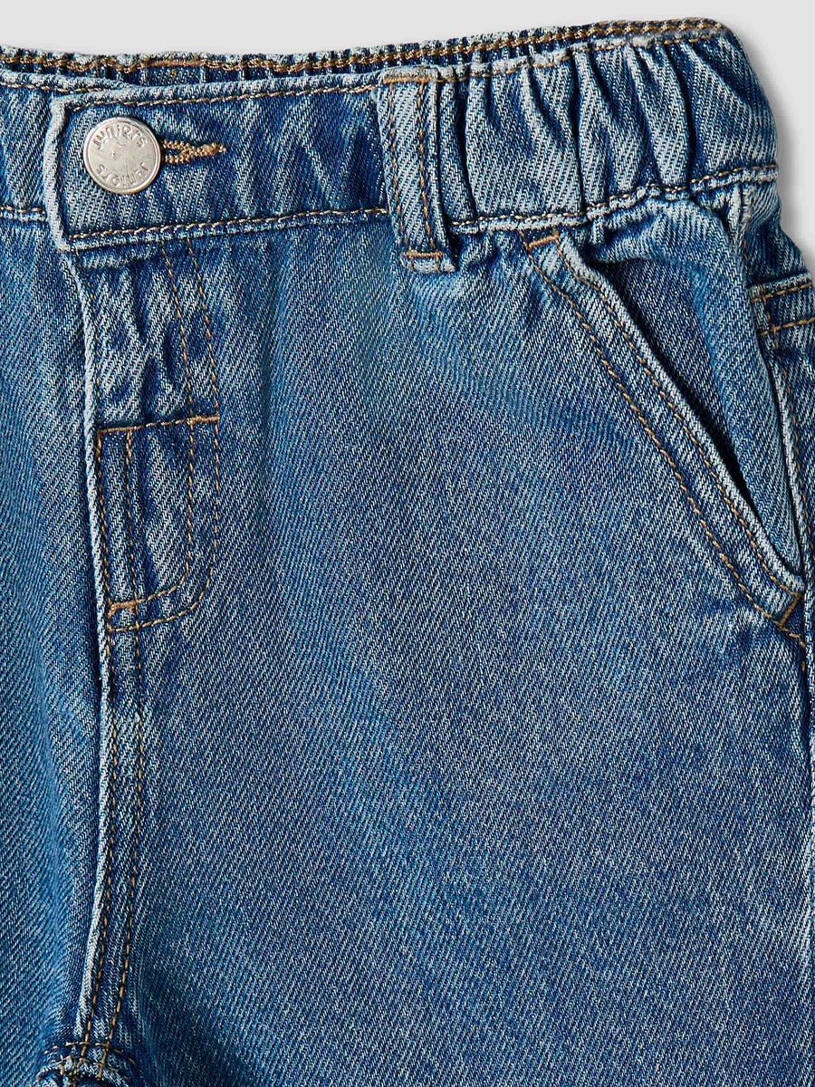 Jeans with Tiger Embroidery