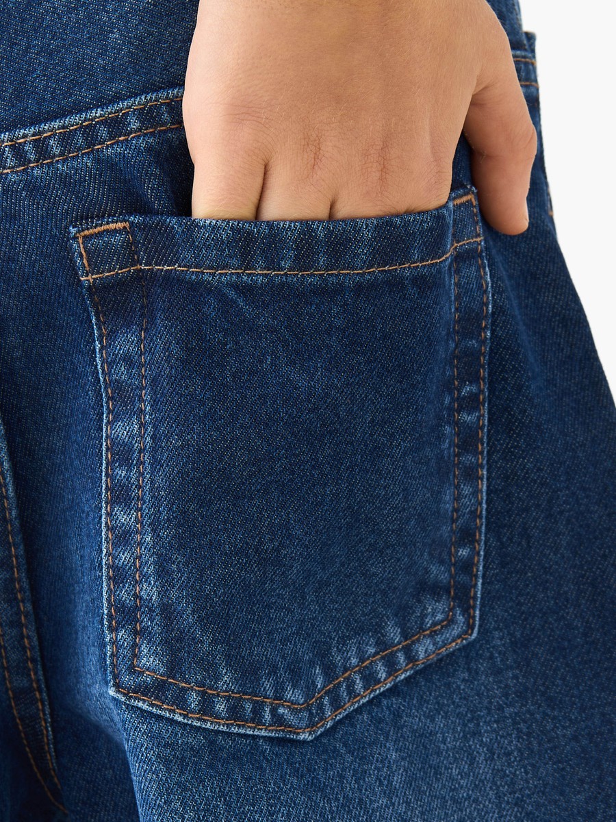 Mid-Rise Jeans with Pockets