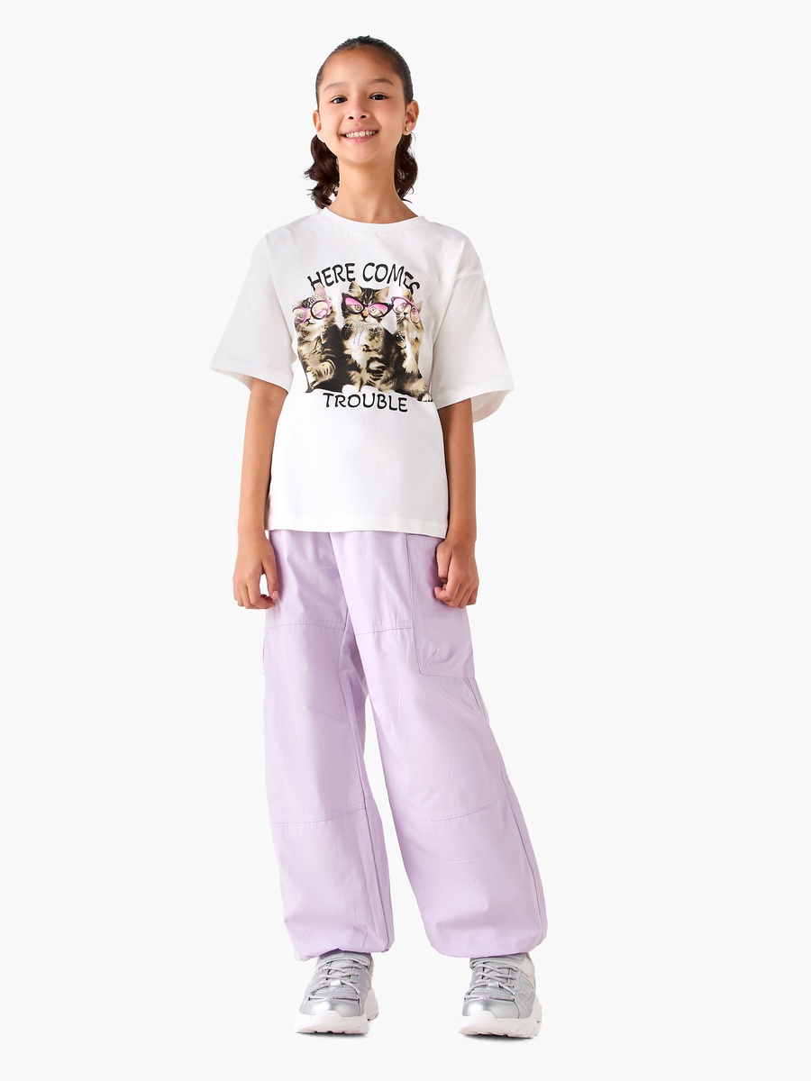 Relaxed Fit Cargo Pants with Pockets
