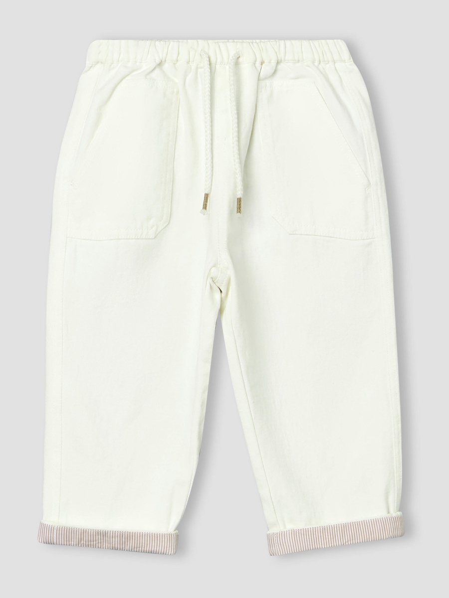 Hooded Long Sleeves Shirt and Pants Set with Stripes